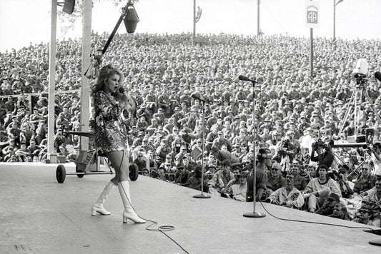 Ann-Margret  -- Deluxe 8.5" x 11" Wall Art Print || Ann-Margret on USO Stage Tour!