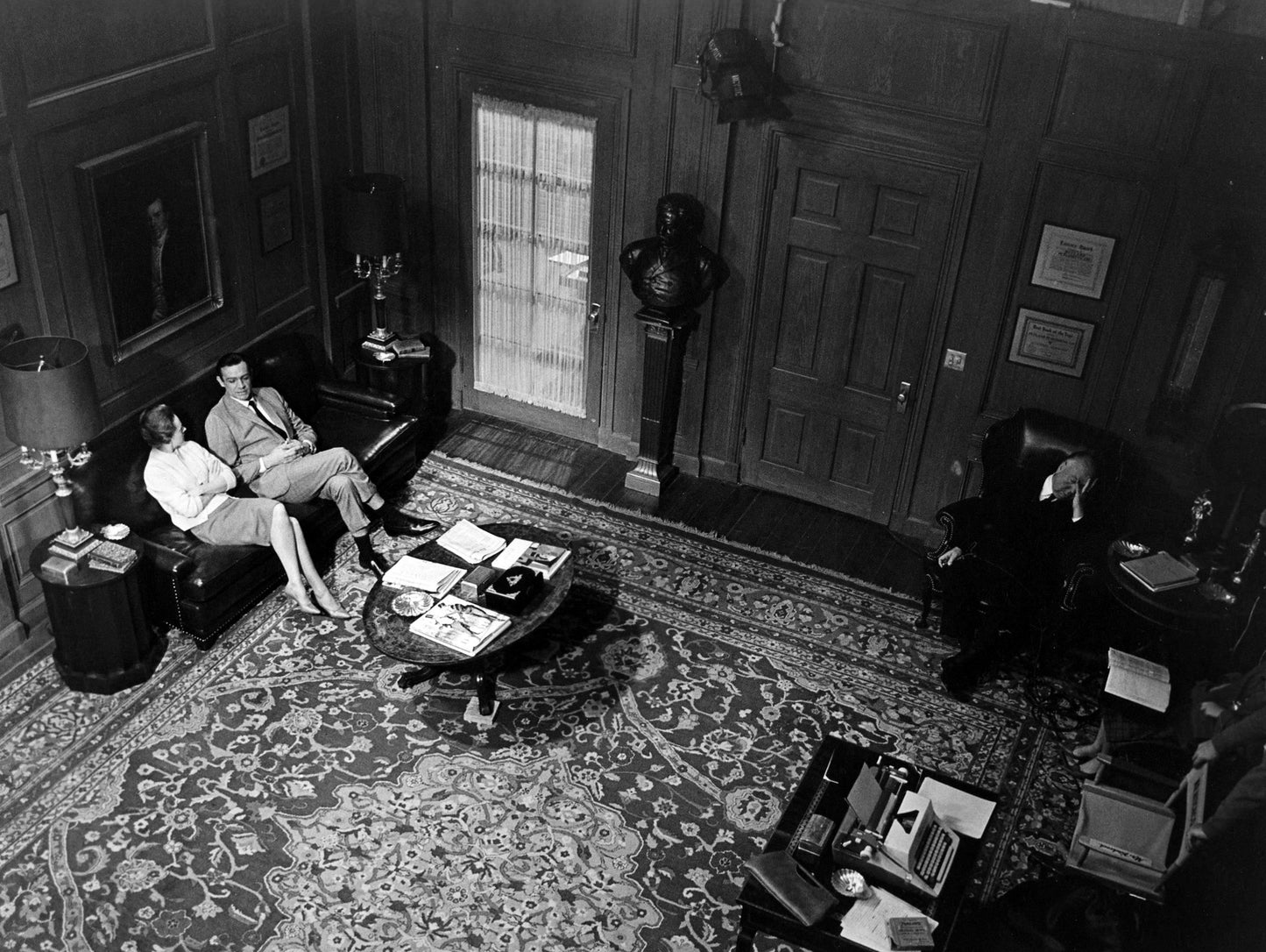 Alfred Hitchcock Directs -- 8.5" x 11" Deluxe Art Print || On the Set of Marnie