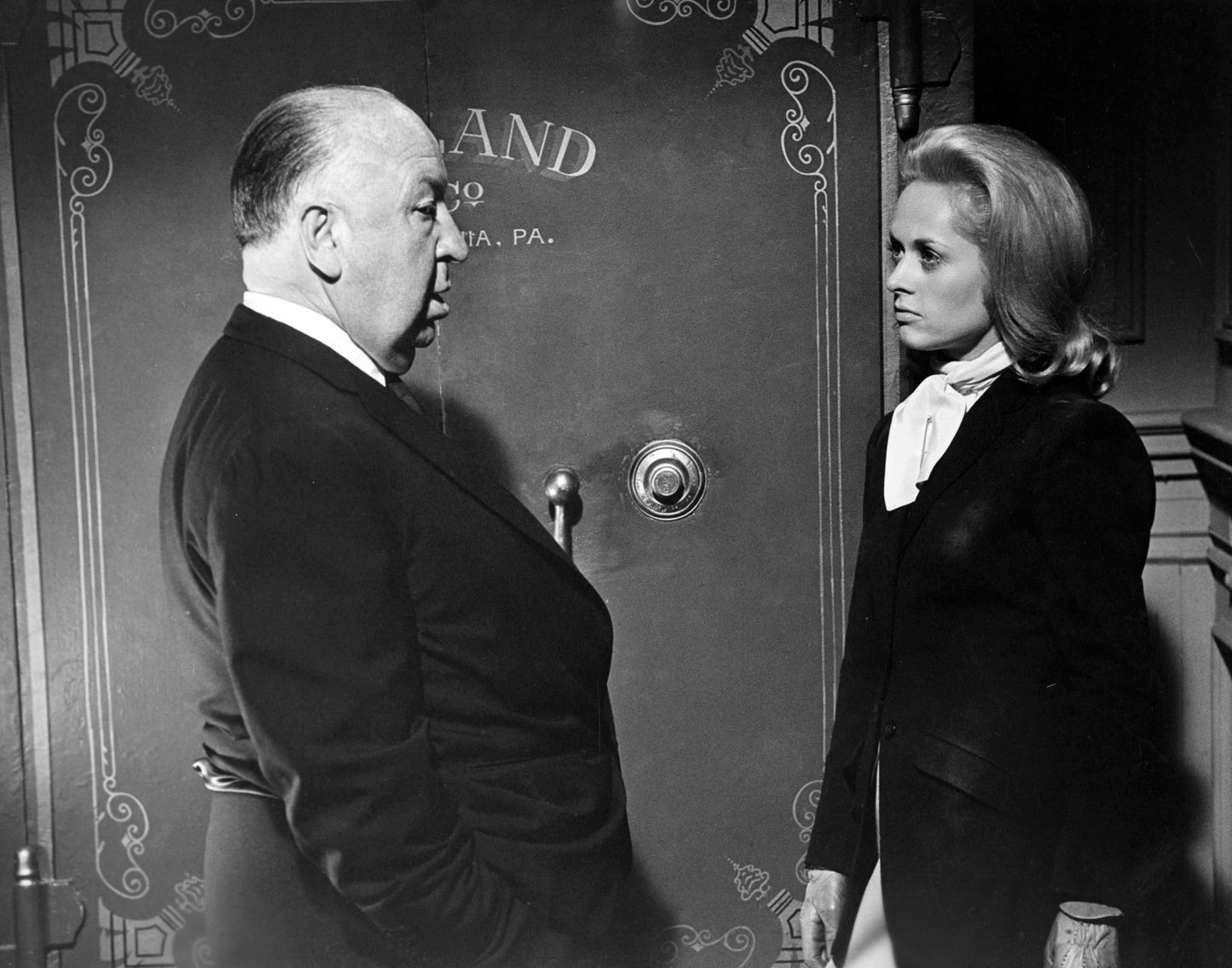 Alfred Hitchcock Directs -- 8.5" x 11" Deluxe Art Print || On the Set of Marnie