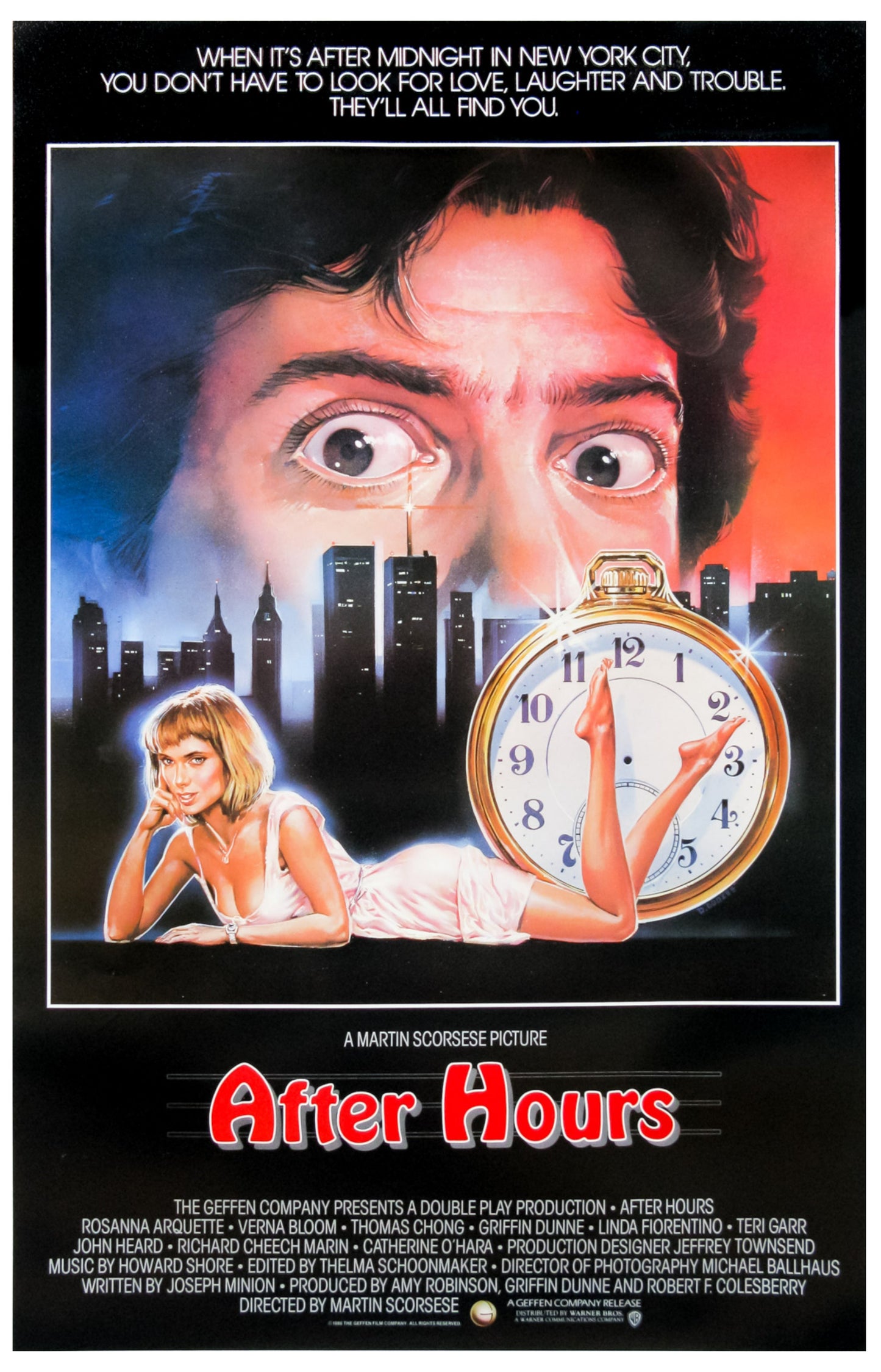 After Hours -- 11" x 17" Deluxe Poster Art Print || Marty Scorsese's Black Comedy!