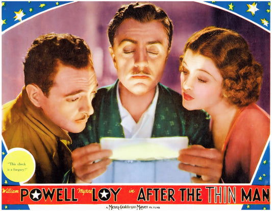 After the Thin Man -- Deluxe 8.5" x 11" Art Print | Nick! Nora! Asta! William Powell! Myrna Loy! The Thin Man Series!