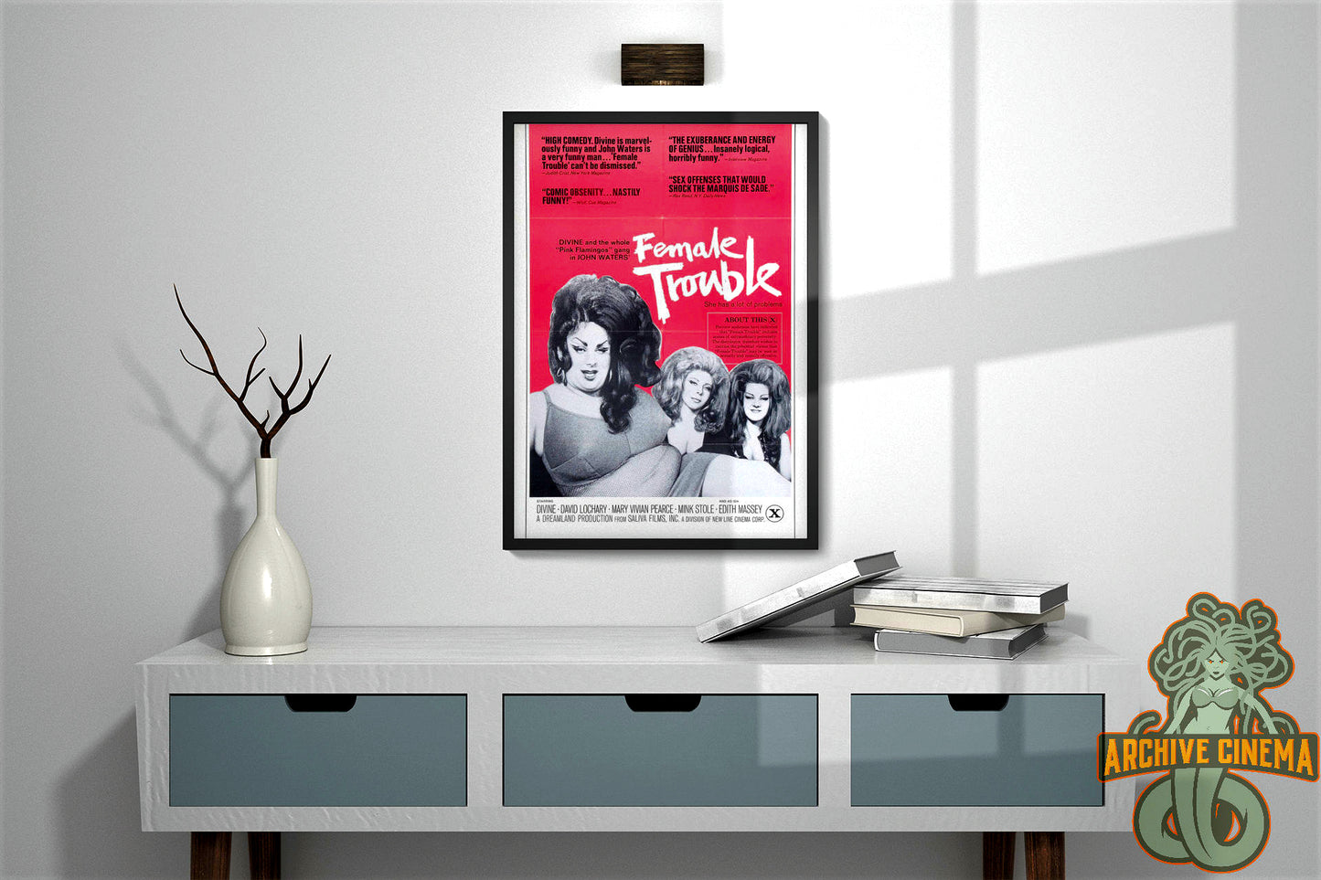 Female Trouble -- 11" x 17" Deluxe Poster Art Print || Divine & John Waters!