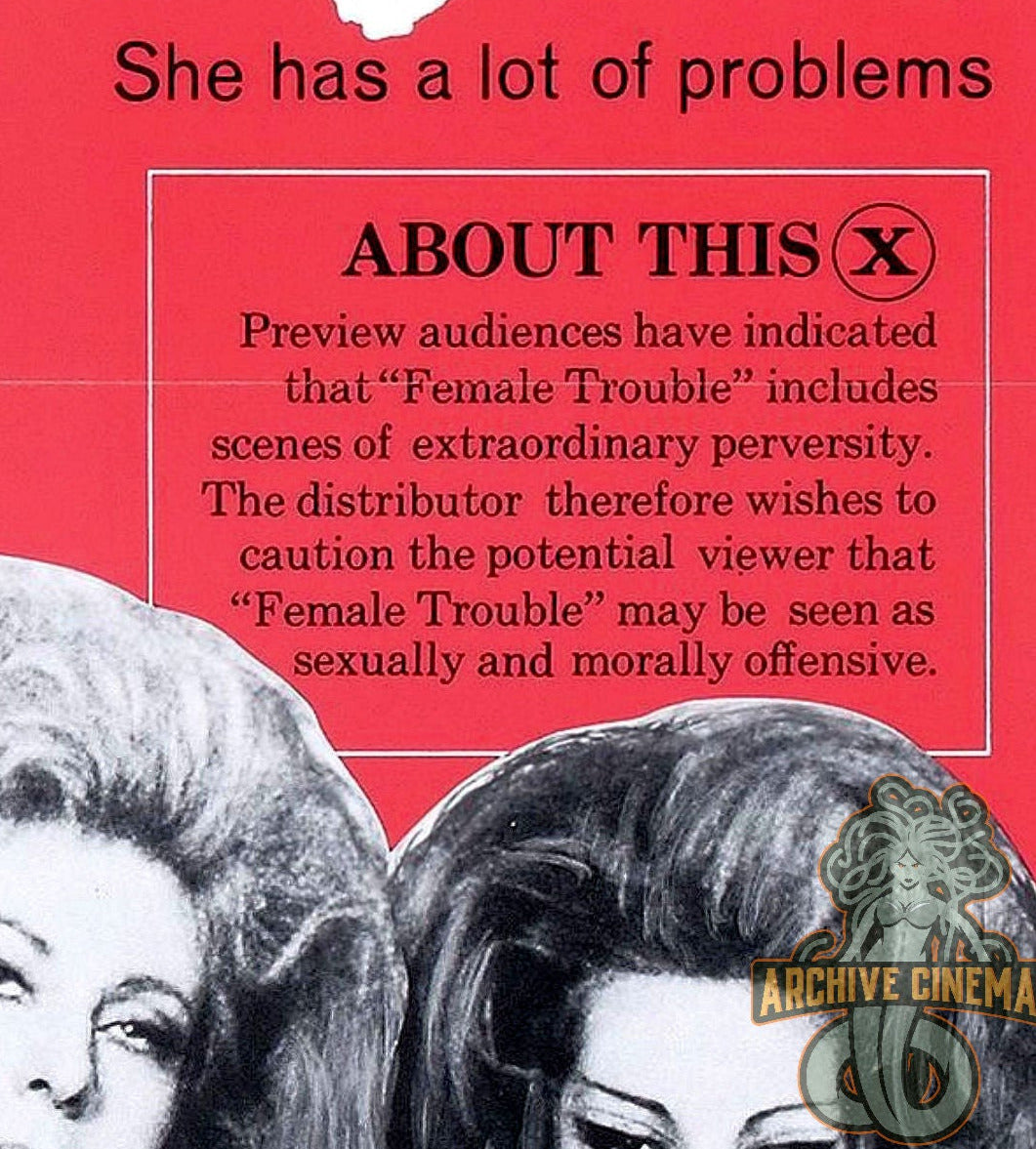 Female Trouble -- 11" x 17" Deluxe Poster Art Print || Divine & John Waters!