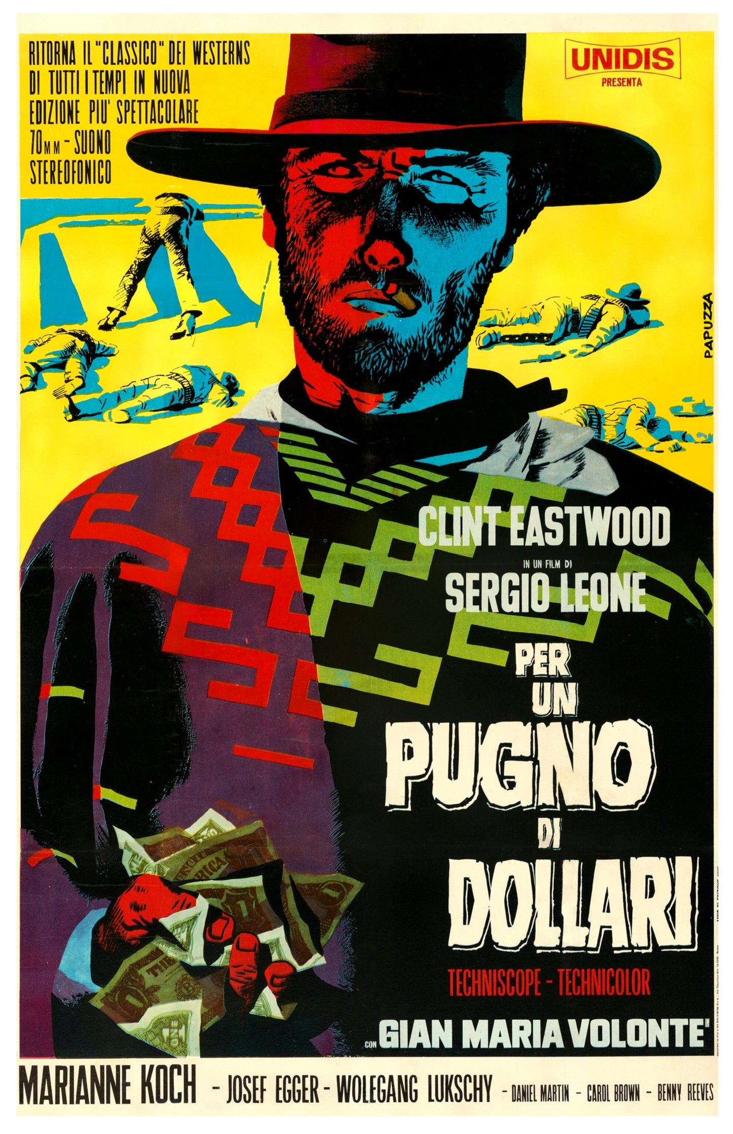 Fistful of Dollars, A -- 11" x 17" Poster Art Print || Clint Eastwood as The Man With No Name!