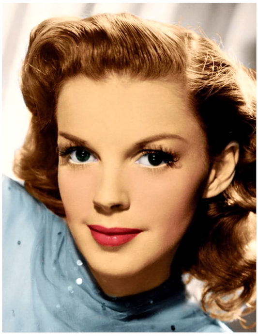 Judy Garland -- 8.5" x 11" Deluxe Wall Art Print || Beautiful! Judy Garland at Her Studio Height!