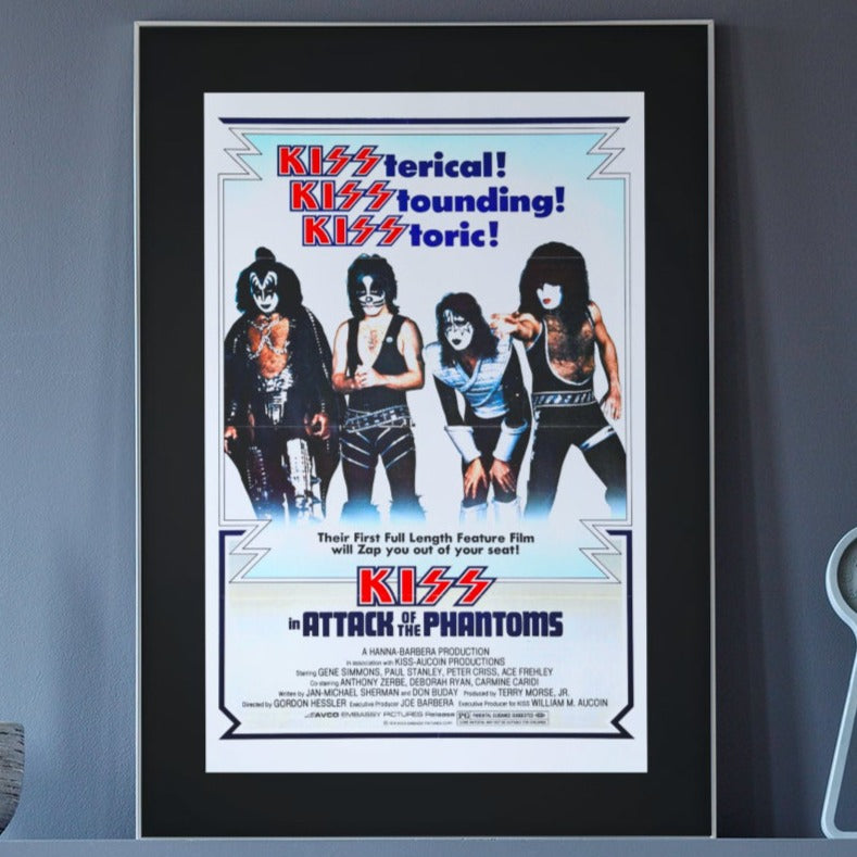 KISS Meets the Phantom of the Park -- 11" x 17" Deluxe Poster Art Print || Knights in Satan's Service, Dude!