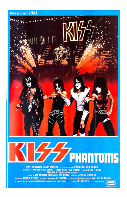 KISS Meets the Phantom of the Park -- 11" x 17" Deluxe Poster Art Print || Knights in Satan's Service, Dude!