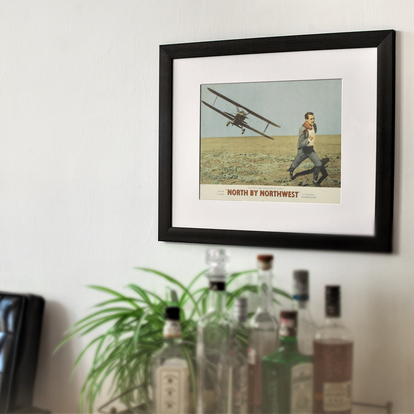 North by Northwest -- Deluxe 8.5" x 11" Art Print || Hitchcock's Masterpiece! Cary Grant vs Crop Duster!