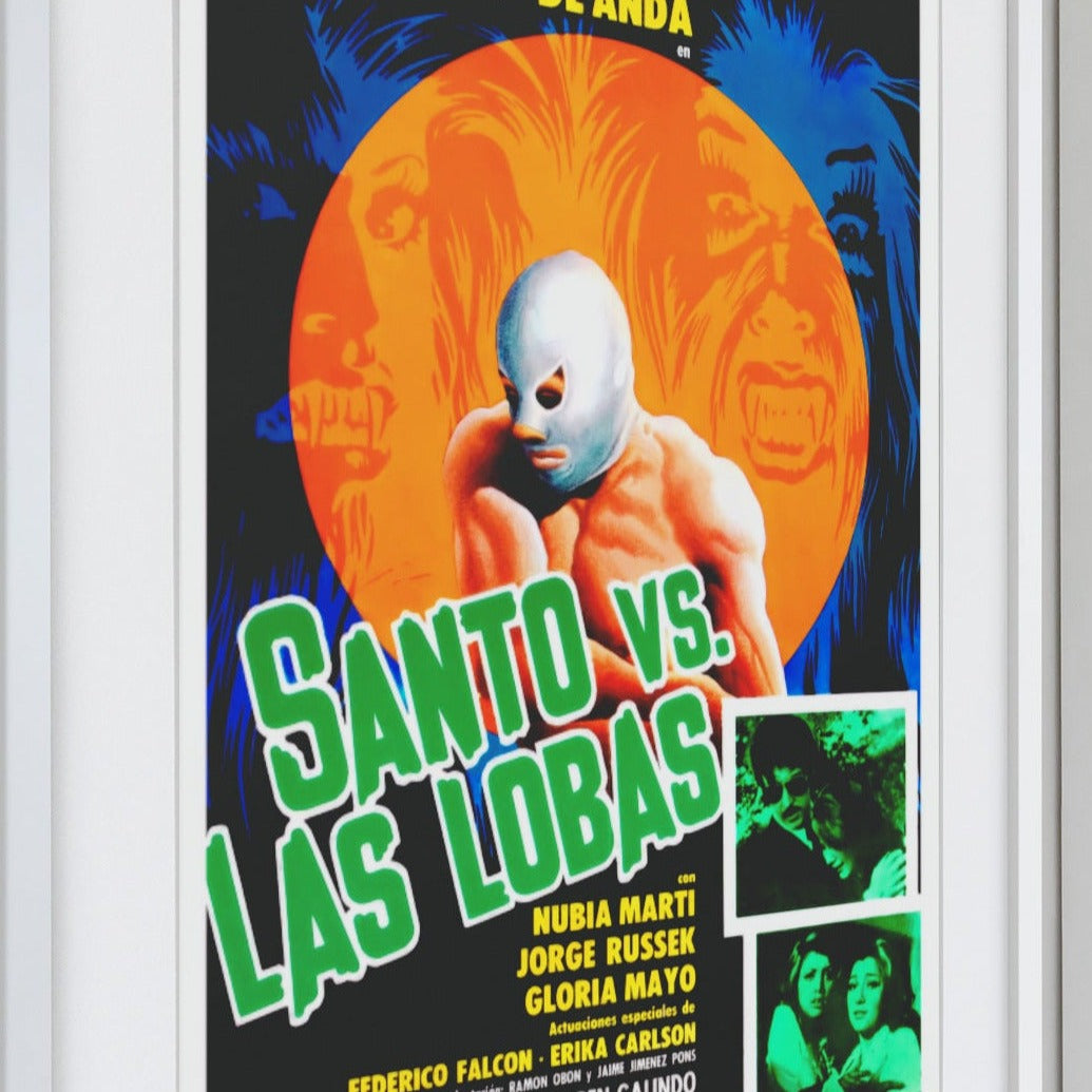 Santo 3-Poster Set -- 11" x 17" Deluxe Poster Art Prints || El Santo vs His Most Diabolical Enemies!