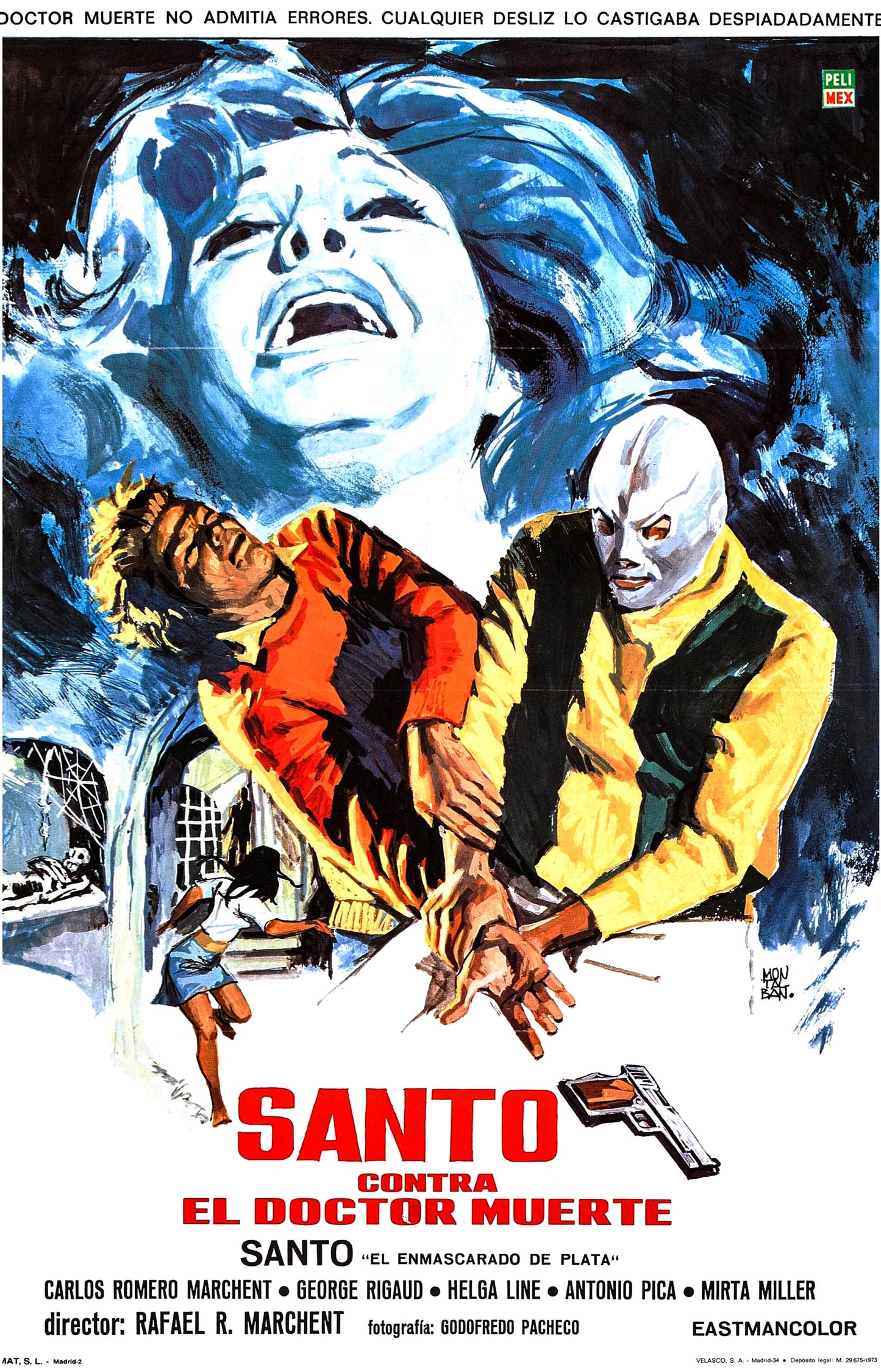 Santo 3-Poster Set -- 11" x 17" Deluxe Poster Art Prints || El Santo vs His Most Diabolical Enemies!