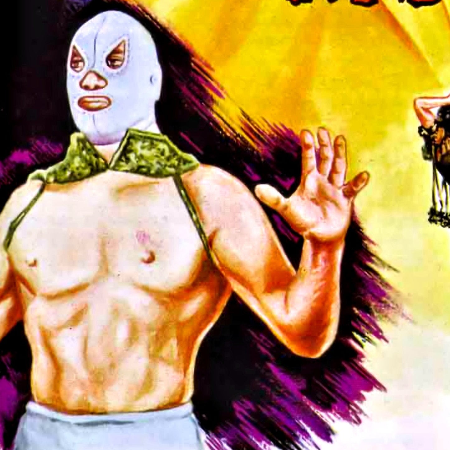 Santo vs Dr. Death -- 11" x 17" Deluxe Poster Art Print || Lucha Libre!