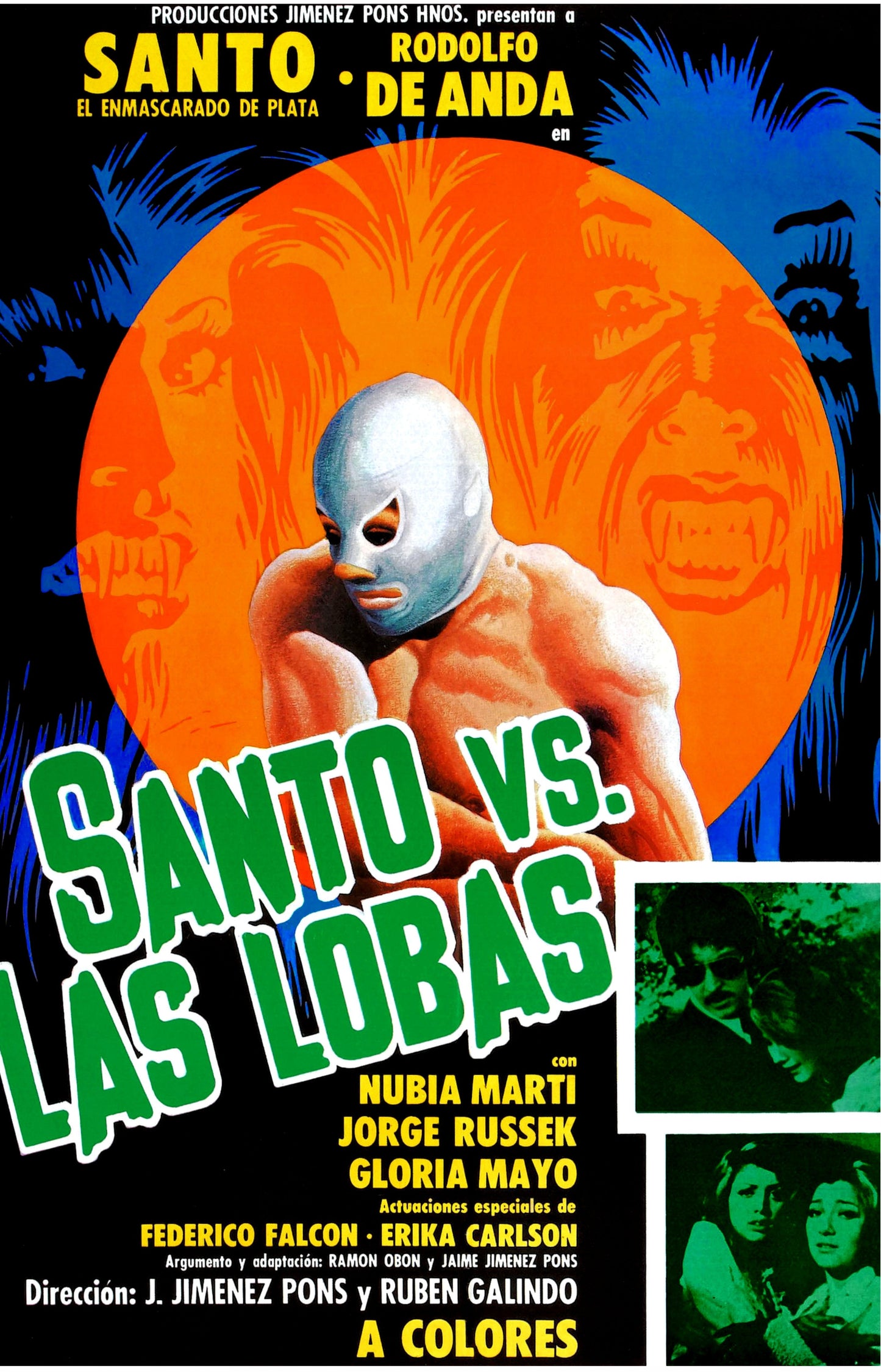 Santo 3-Poster Set -- 11" x 17" Deluxe Poster Art Prints || El Santo vs His Most Diabolical Enemies!