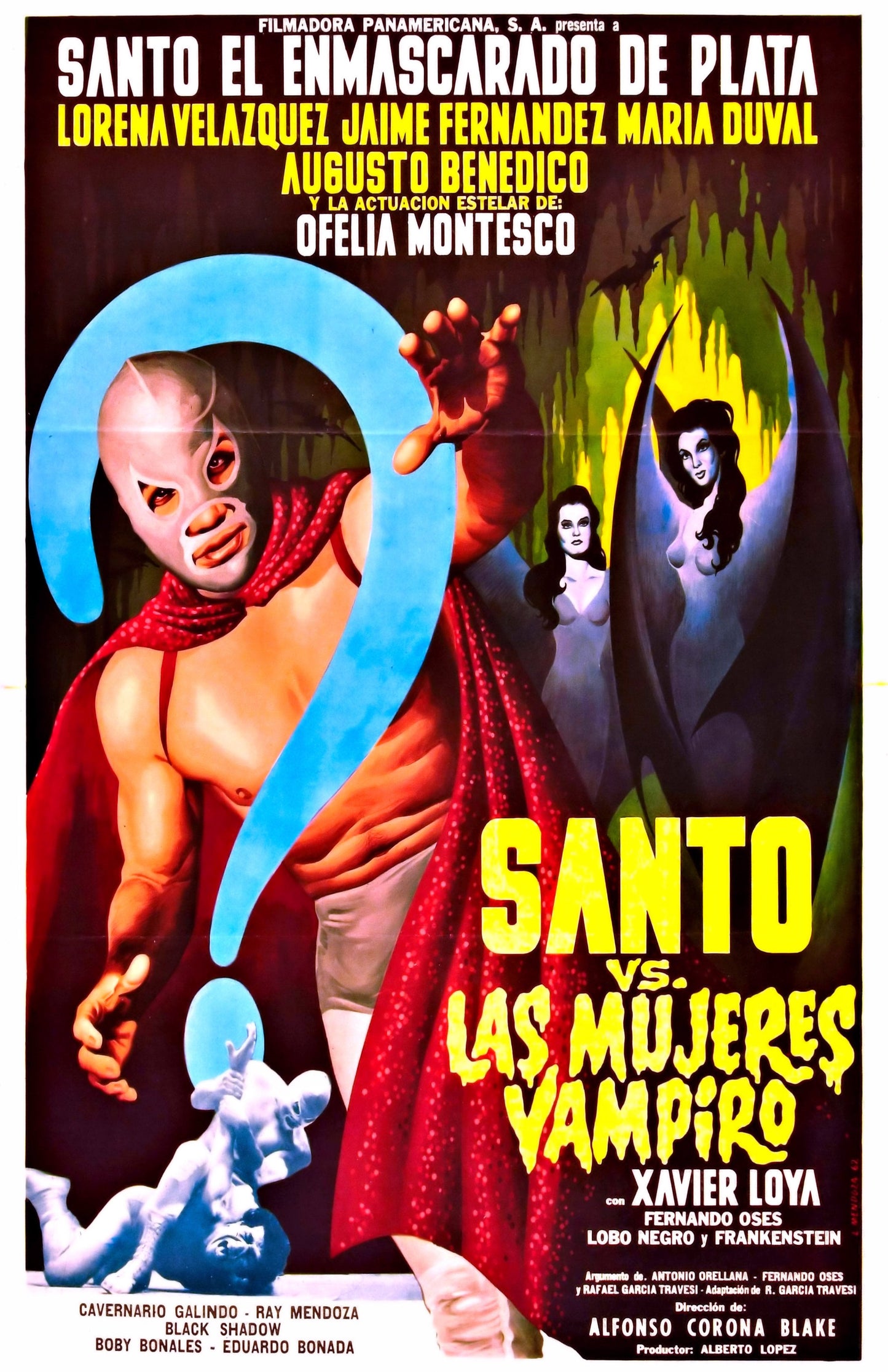 Santo 3-Poster Set -- 11" x 17" Deluxe Poster Art Prints || El Santo vs His Most Diabolical Enemies!