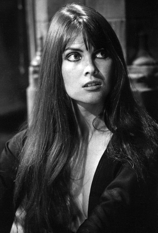 Caroline Munro BTS  || Gorgeous Close-Up Art Print