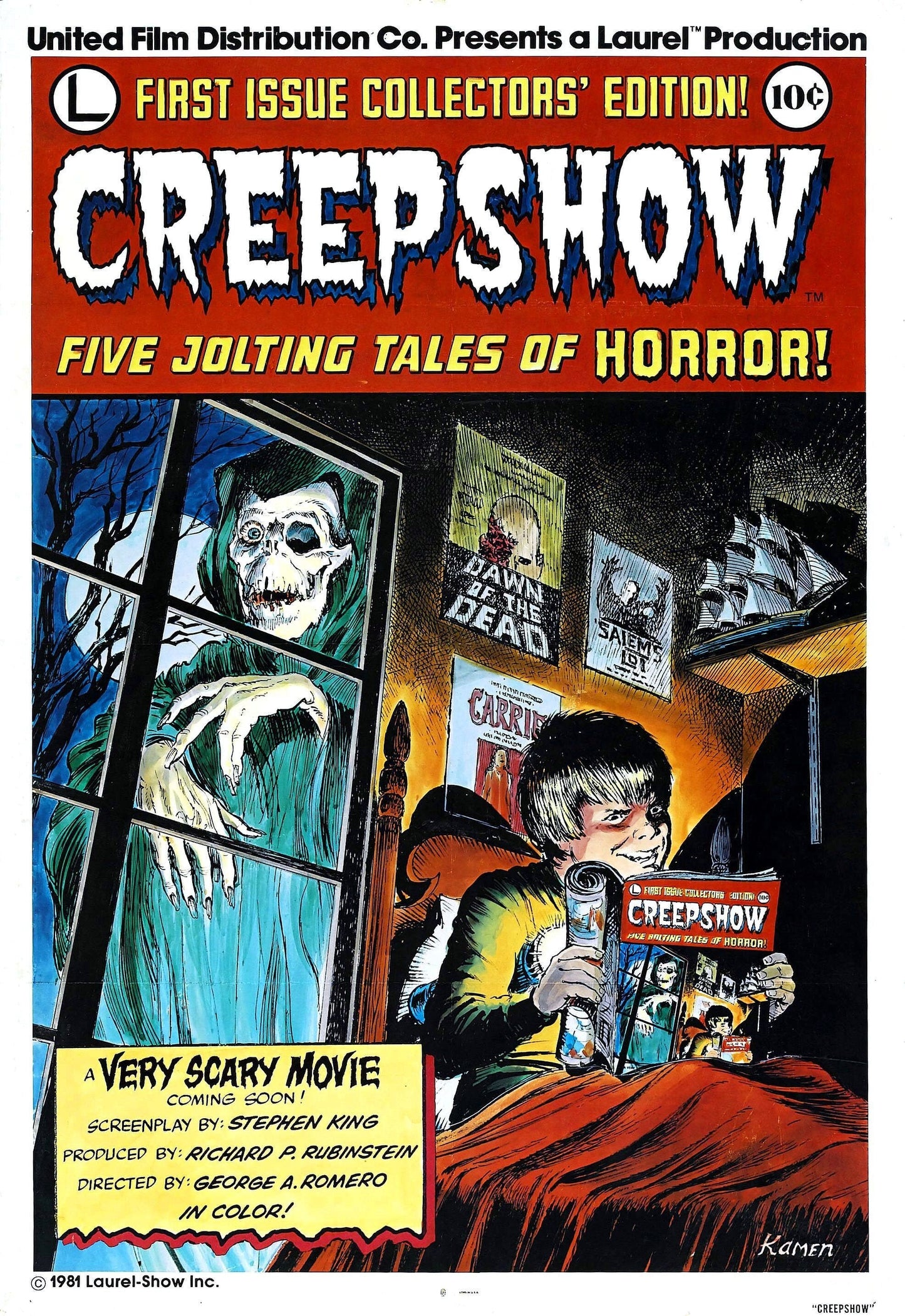 Creepshow -- 11" x 17" Deluxe Poster Art Print || George Romero & Stephen King Collaboration!