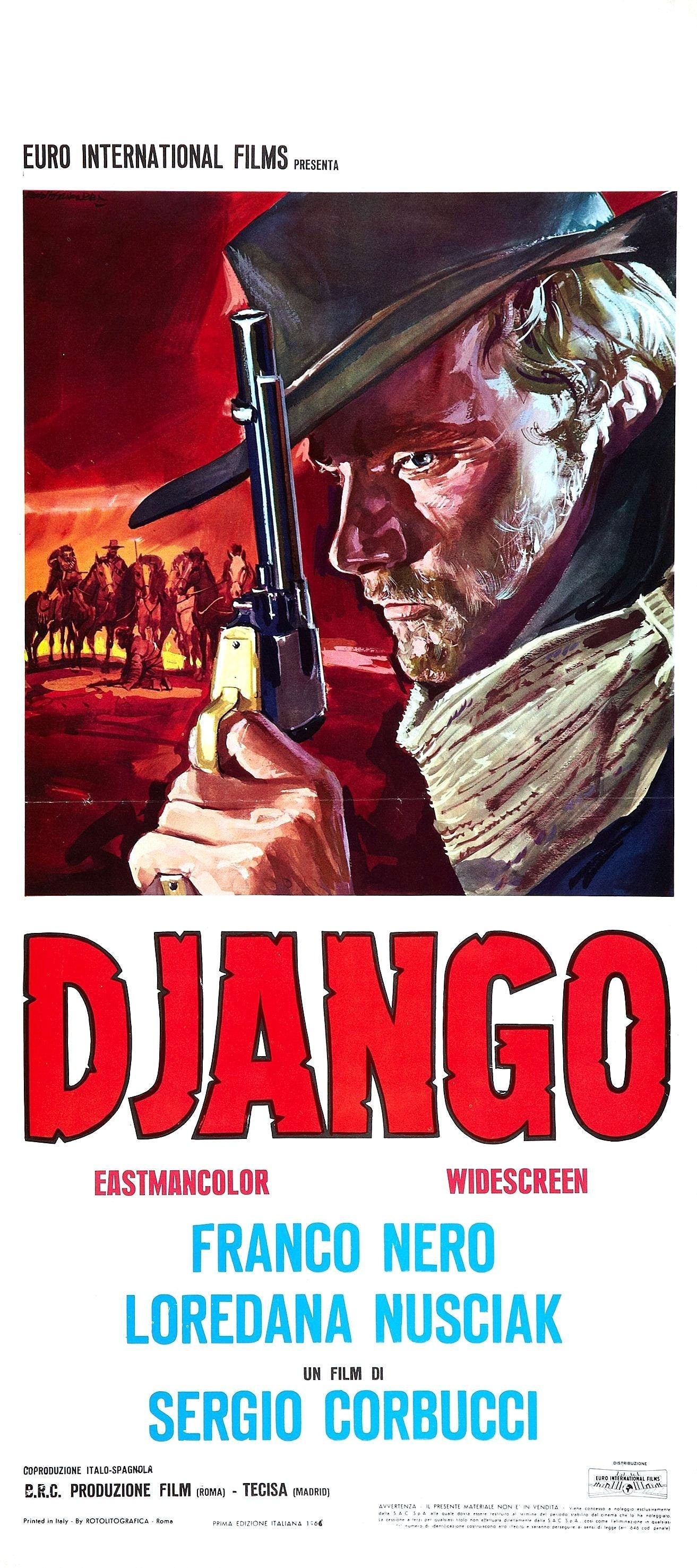 Django -- 11" x 17" Deluxe Poster Art Print || Give Django a Gun? Django Will Give You Death!