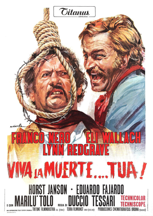 Don't Turn the Other Cheek -- 11" x 17" Deluxe Poster Art Print || Eli Wallach! Franco Nero! Lynn Redgrave!