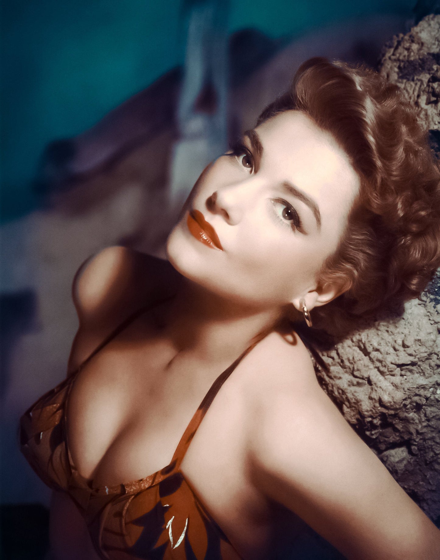 Anne Baxter -- 8.5" x 11" Deluxe Art Print || Sexy Screen Siren!