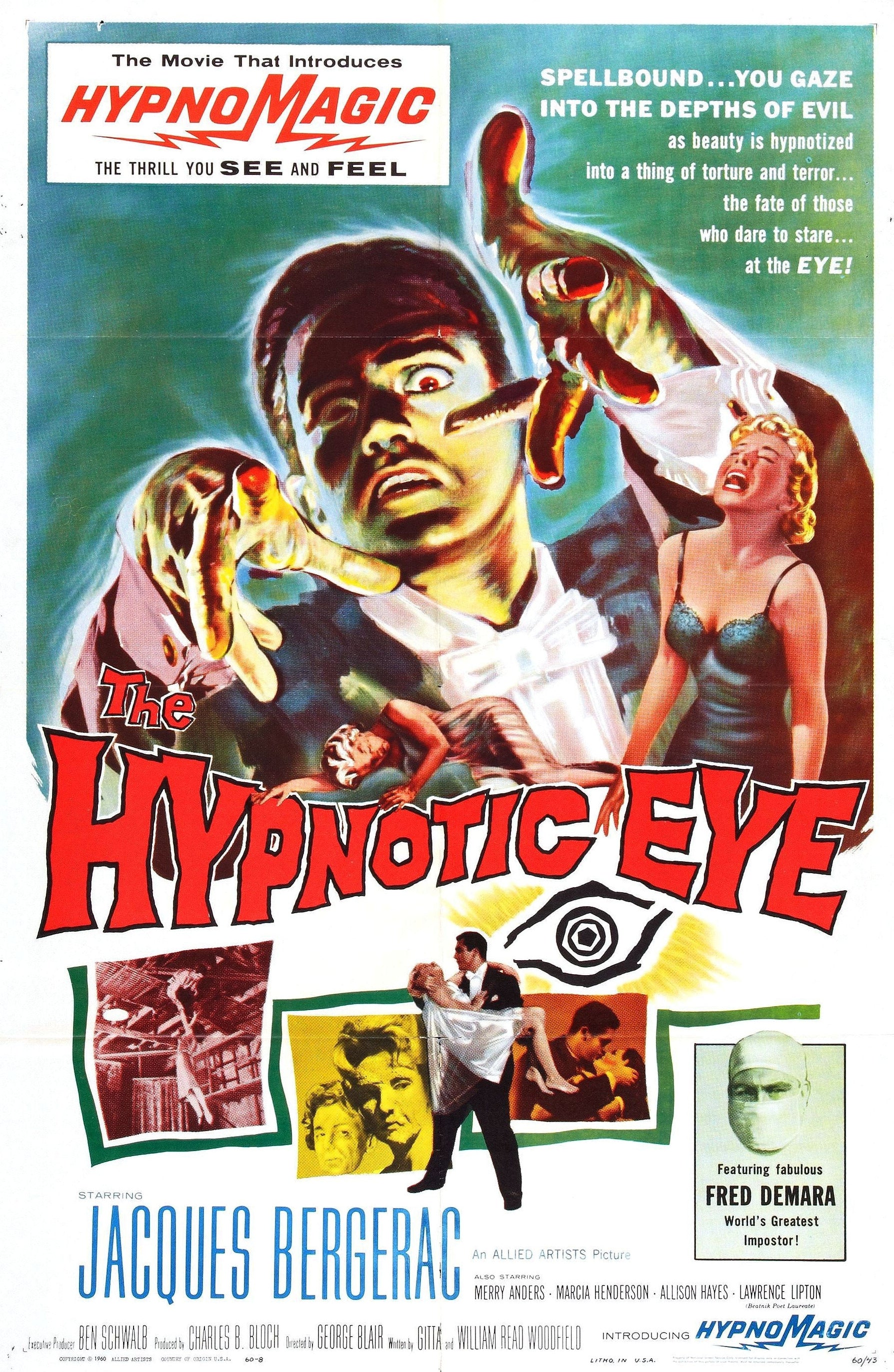 The Hypnotic Eye -- 11" x 17" Deluxe Poster Art Print || Strange Hypnotic Allure!