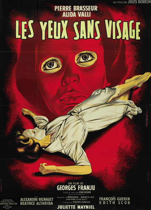 Eyes Without a Face -- 11" x 17" Deluxe Poster Art Print | French Cult Horror Film!