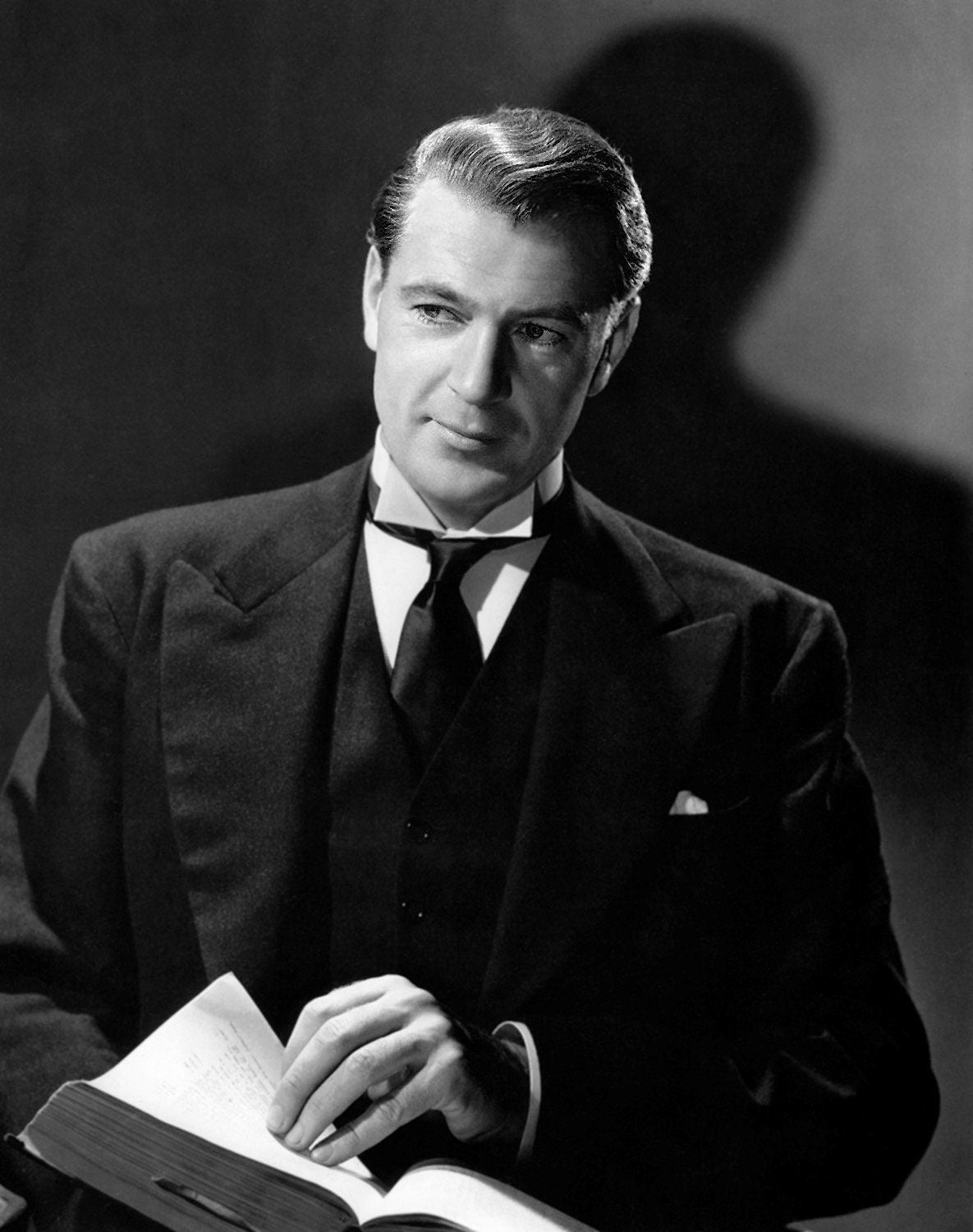 Gary Cooper -- 8.5" x 11" Deluxe Wall Art Print || Coop as the Cunning Linguist from Ball of Fire!