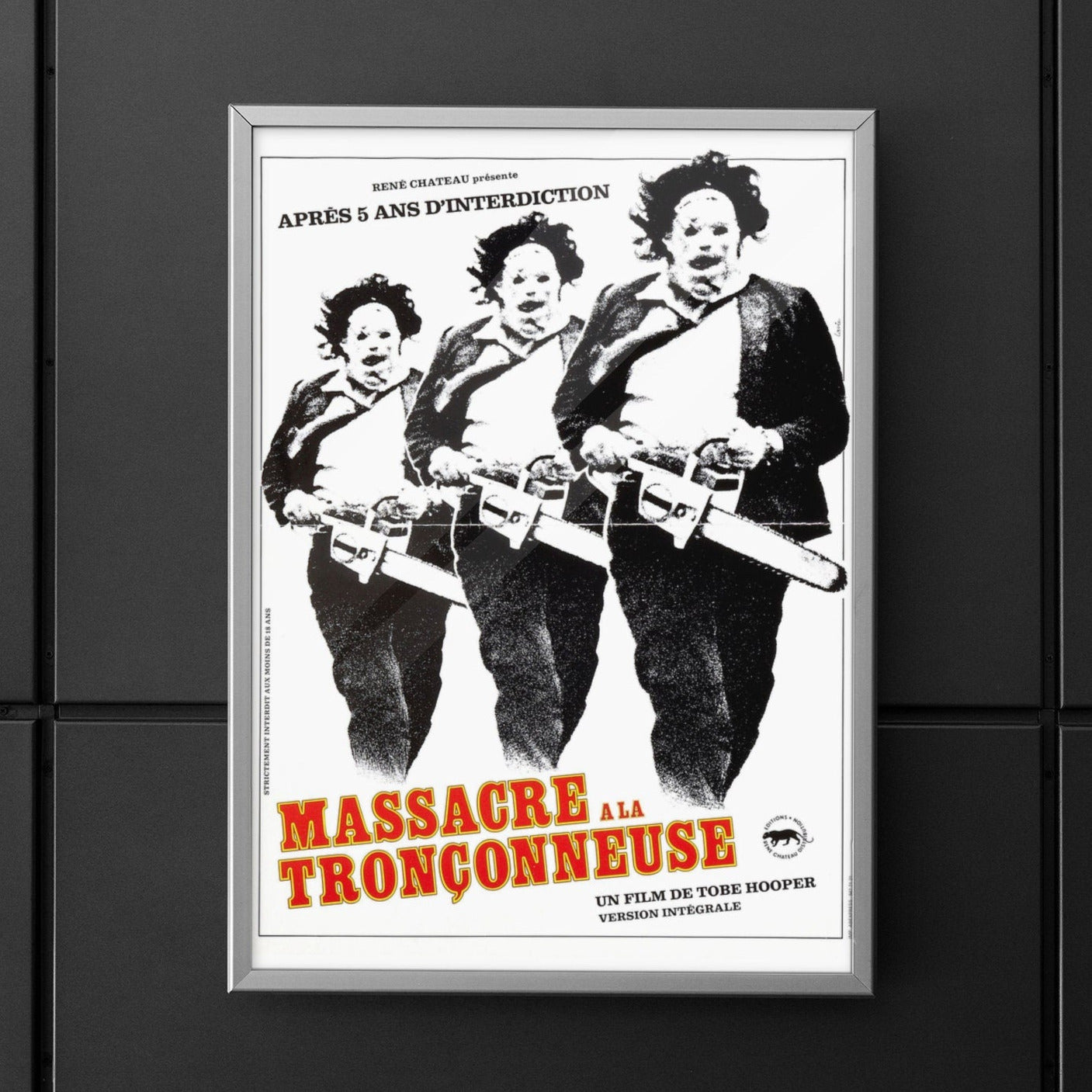 Texas Chainsaw Massacre, The -- 11" x 17" Deluxe Poster Art Print || Leatherface Triplets Attack YOU the VIEWER! Rare Poster Art Decor!