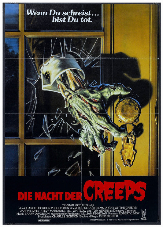 Night of the Creeps -- 11" x 17" Deluxe Poster Art Print || Zombies! College Frat Boys! Sorority Girls! Flesh A'Rippin'!