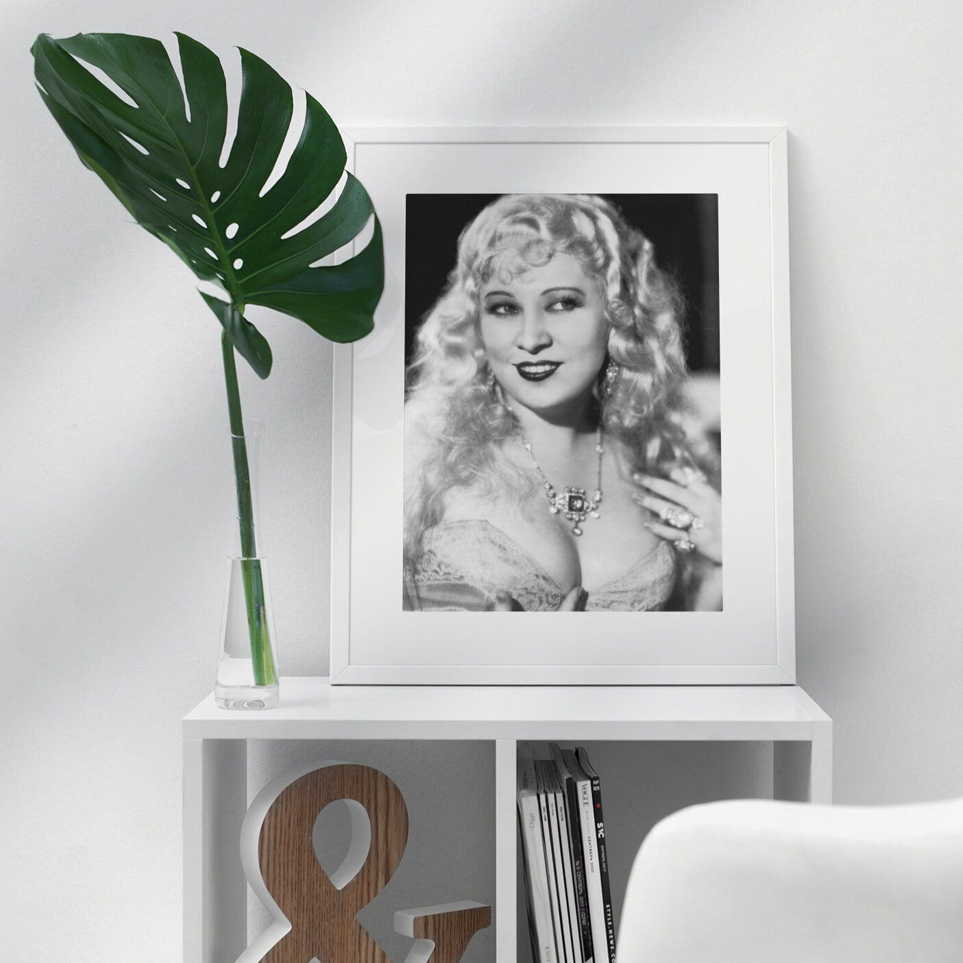 Mae West -- 8.5" x 11" Art Print || Sex Starlet of the 30's Silver Screen!