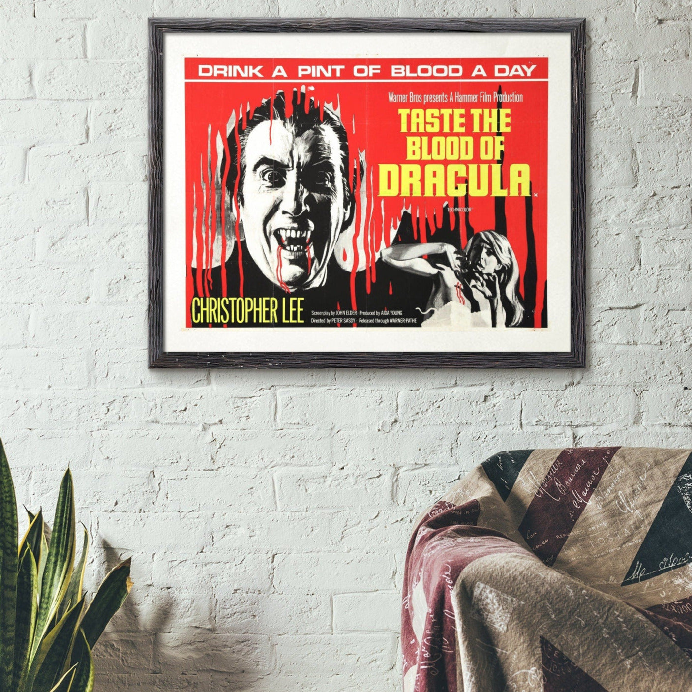 Taste the Blood of Dracula -- 11" x 17" Deluxe Poster Art Prints || Chris Lee as the Prince of Darkness!