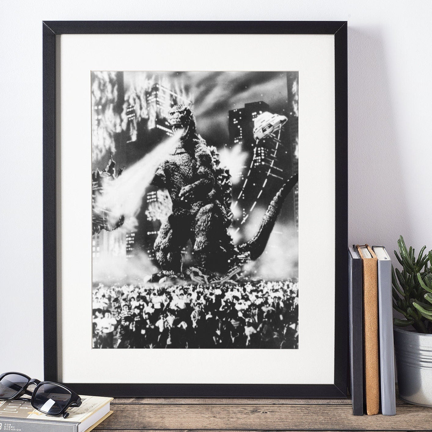 Godzilla 1985 -- Deluxe 8.5" x 11" Art Print || Godzilla Levels Tokyo w/ Radioactive Breath!