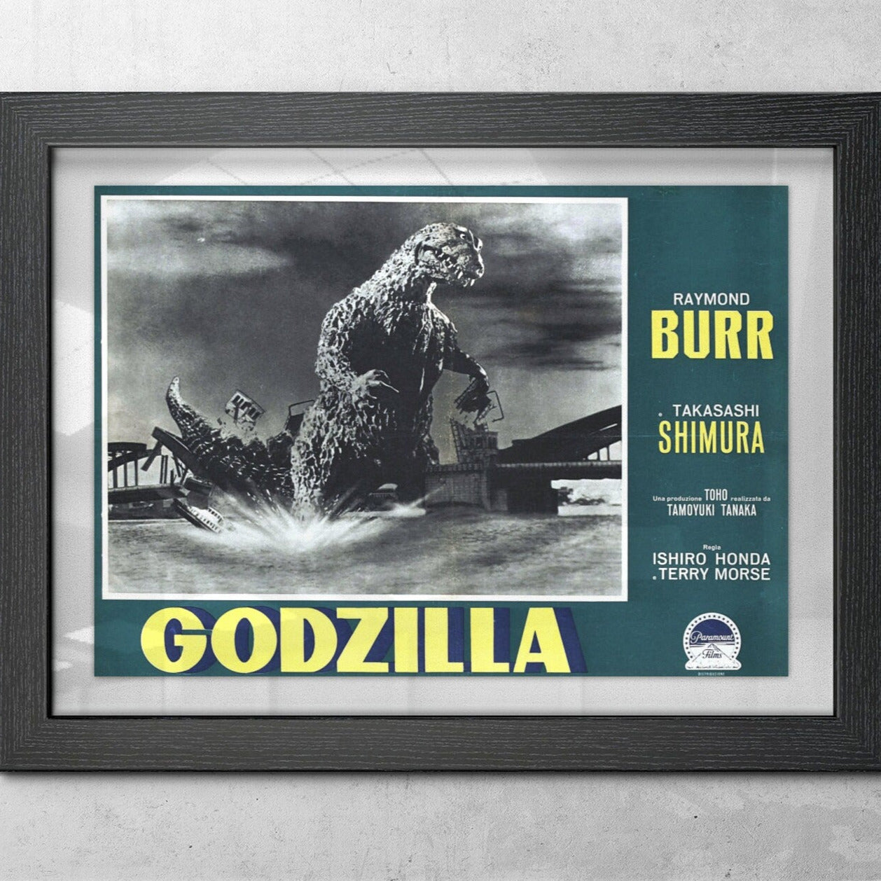 Godzilla, King of the Monsters! -- Deluxe 8.5" x 11" Wall Art Print | Oh, No! There Goes Tokyo! Godzilla!