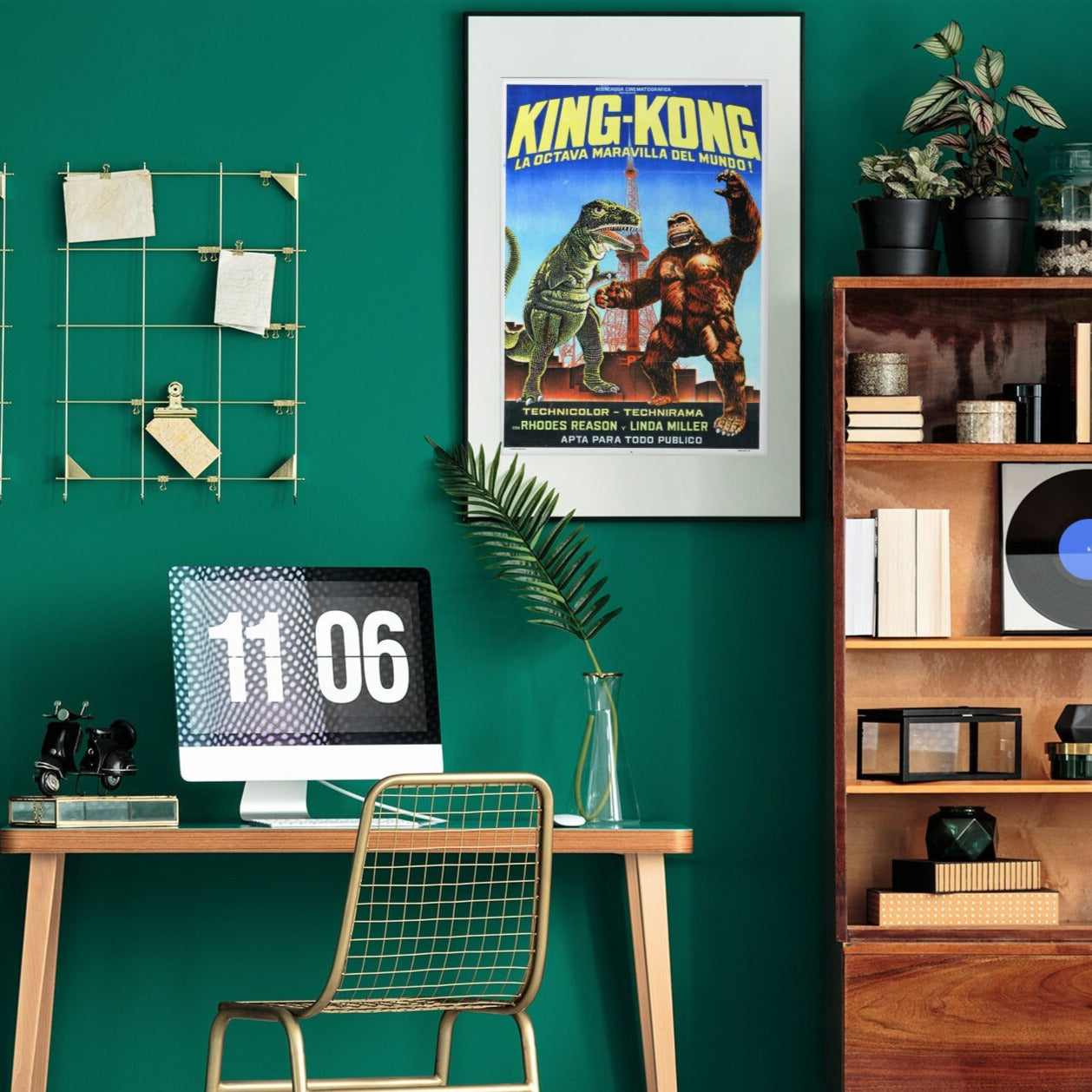 King Kong Escapes -- 11" x 17" Deluxe Poster Art Print || Kong Goes Ape in Classic Kaiju Graphic!