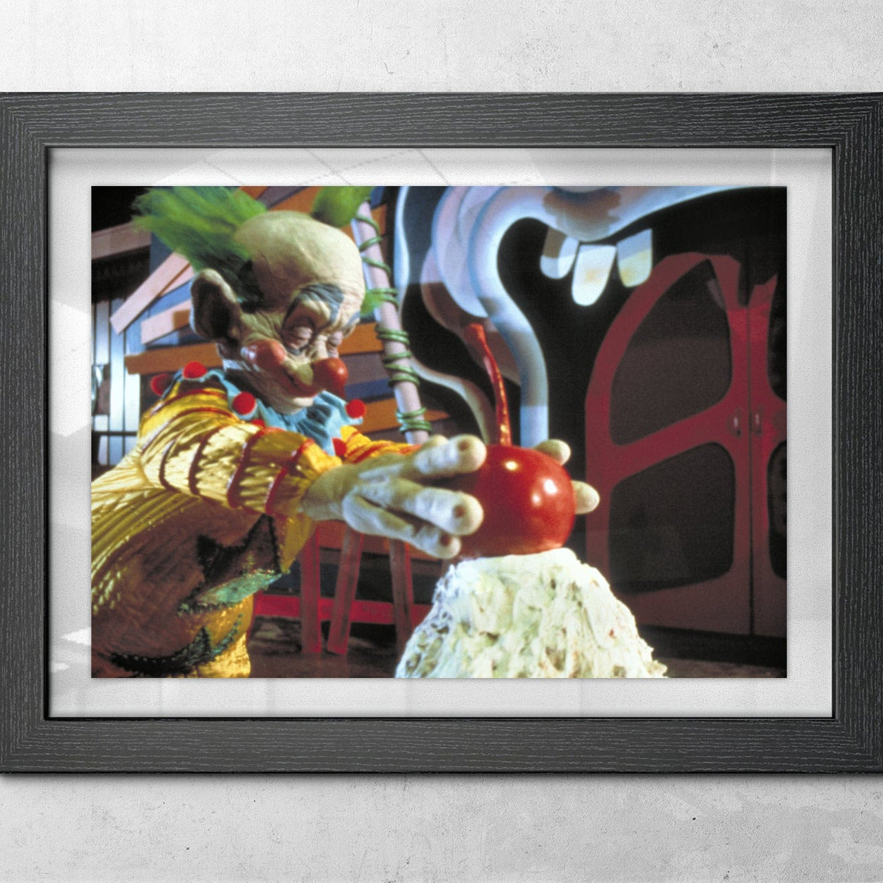 Killer Klowns from Outer Space -- Deluxe 8.5" x 11" Art Print || Evil Grease-Painted Aliens vs. It-Freaked Teens!