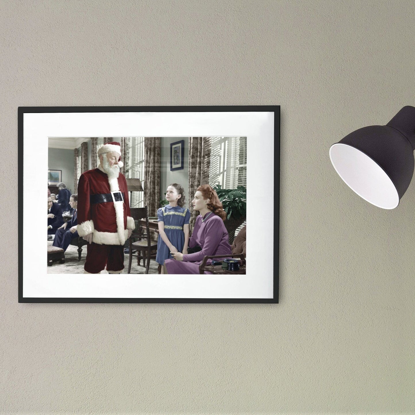 Miracle on 34th Street -- 8.5" x 11" Deluxe Art Print || Santa Claus Learns from Virginia, YES!