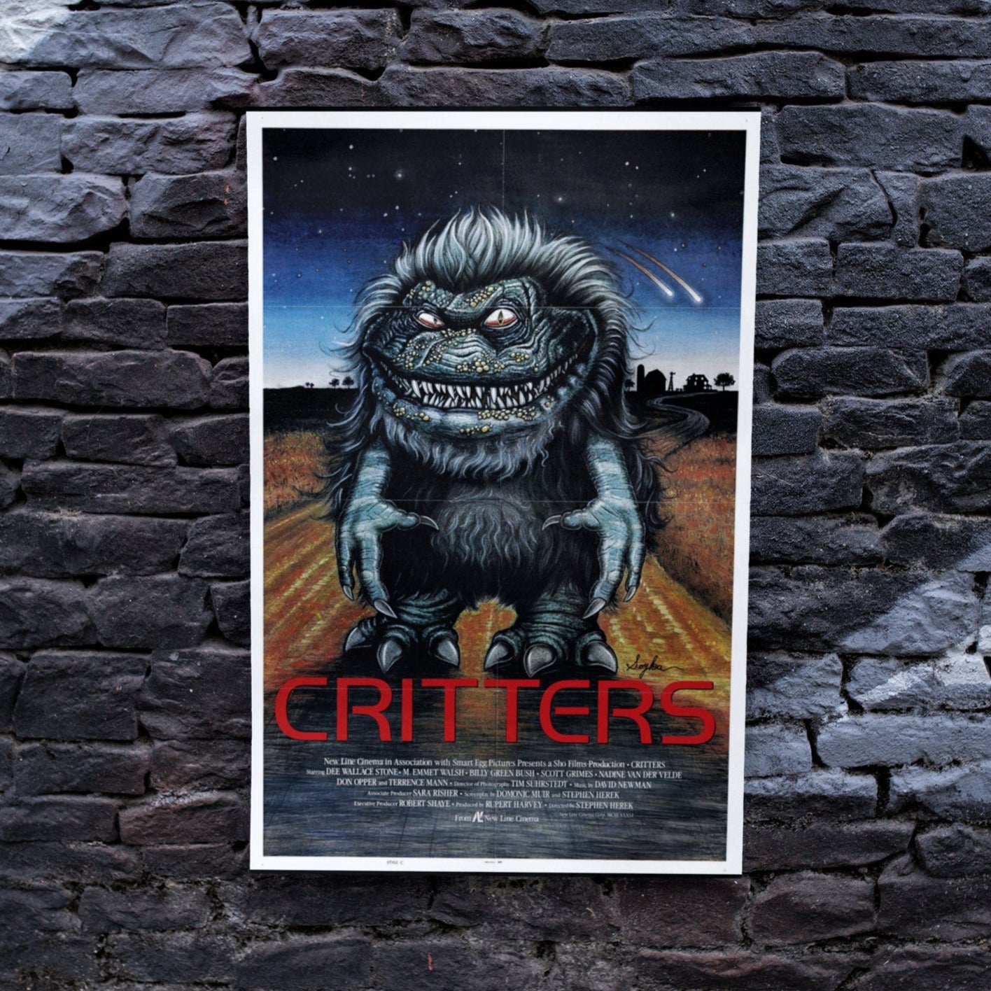 Critters -- Deluxe 11" x 17" Poster Art Print || First Monsterpiece in the Series!