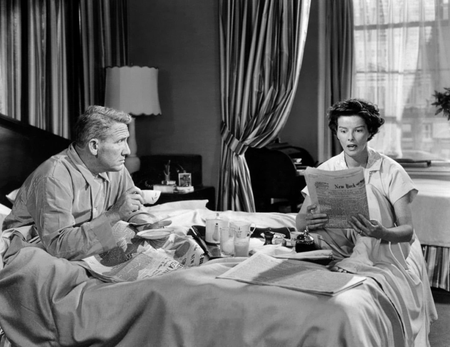 Adam's Rib -- 8.5" x 11" Deluxe Wall Art Print || Spencer Tracy & Katherine Hepburn!