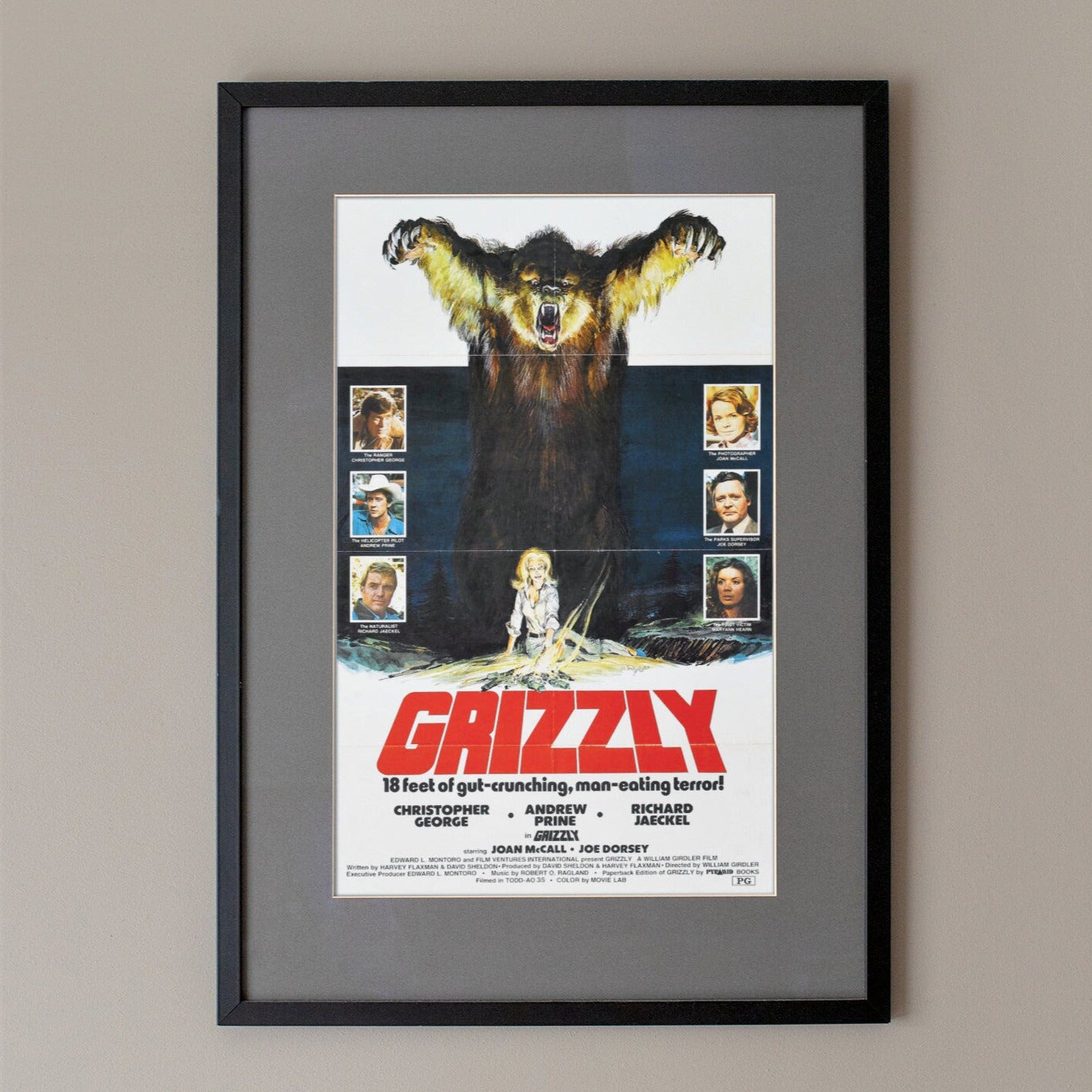 Grizzly -- 11" x 17" Deluxe Poster Art Print || Legendary Artist Neal Adams Design!