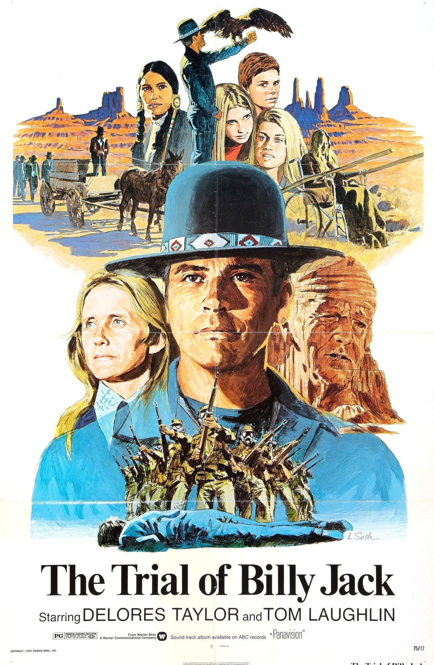 Trial of Billy Jack, The -- 11" x 17" Poster Art Print || The Man vs. Billy Jack, Hero of The People! Can You Dig It, Brother?