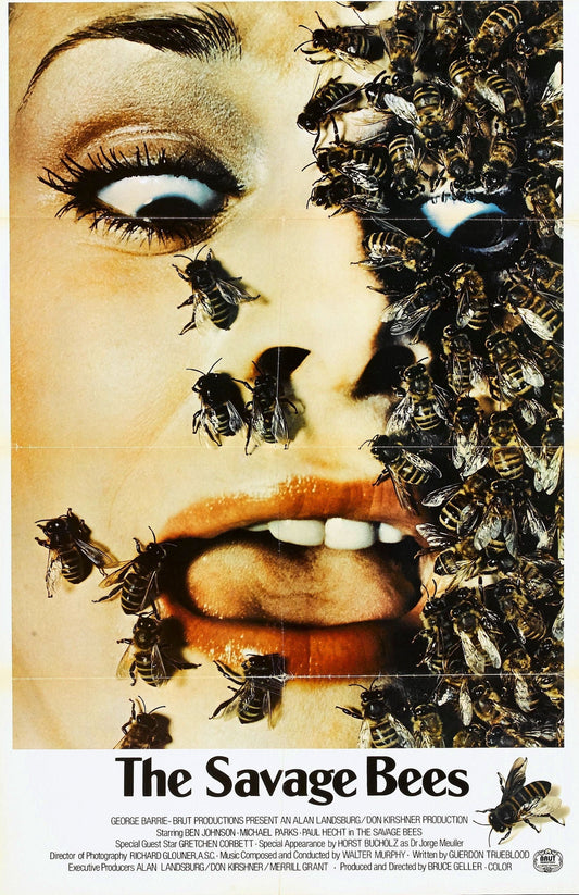 Savage Bees, The -- Deluxe 11" x 17" Poster Art Print || Killer Bees vs Humanity!