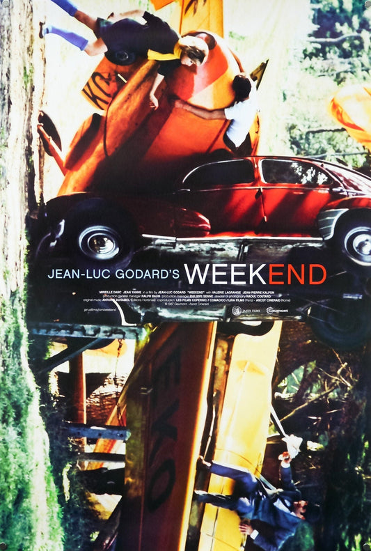 Weekend -- 11" x 17" Poster Art Print || Godard's Car Wreck Masterpieces!