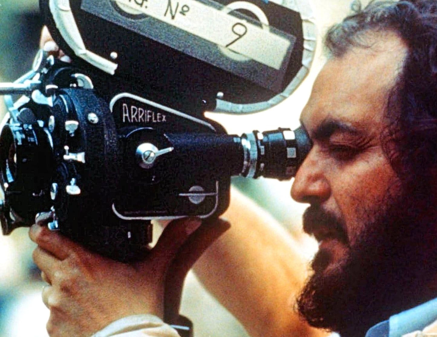 Stanley Kubrick -- 8.5" x 11" Deluxe Art Print || Kubrick with his Beloved Arriflex 35mm Camera!