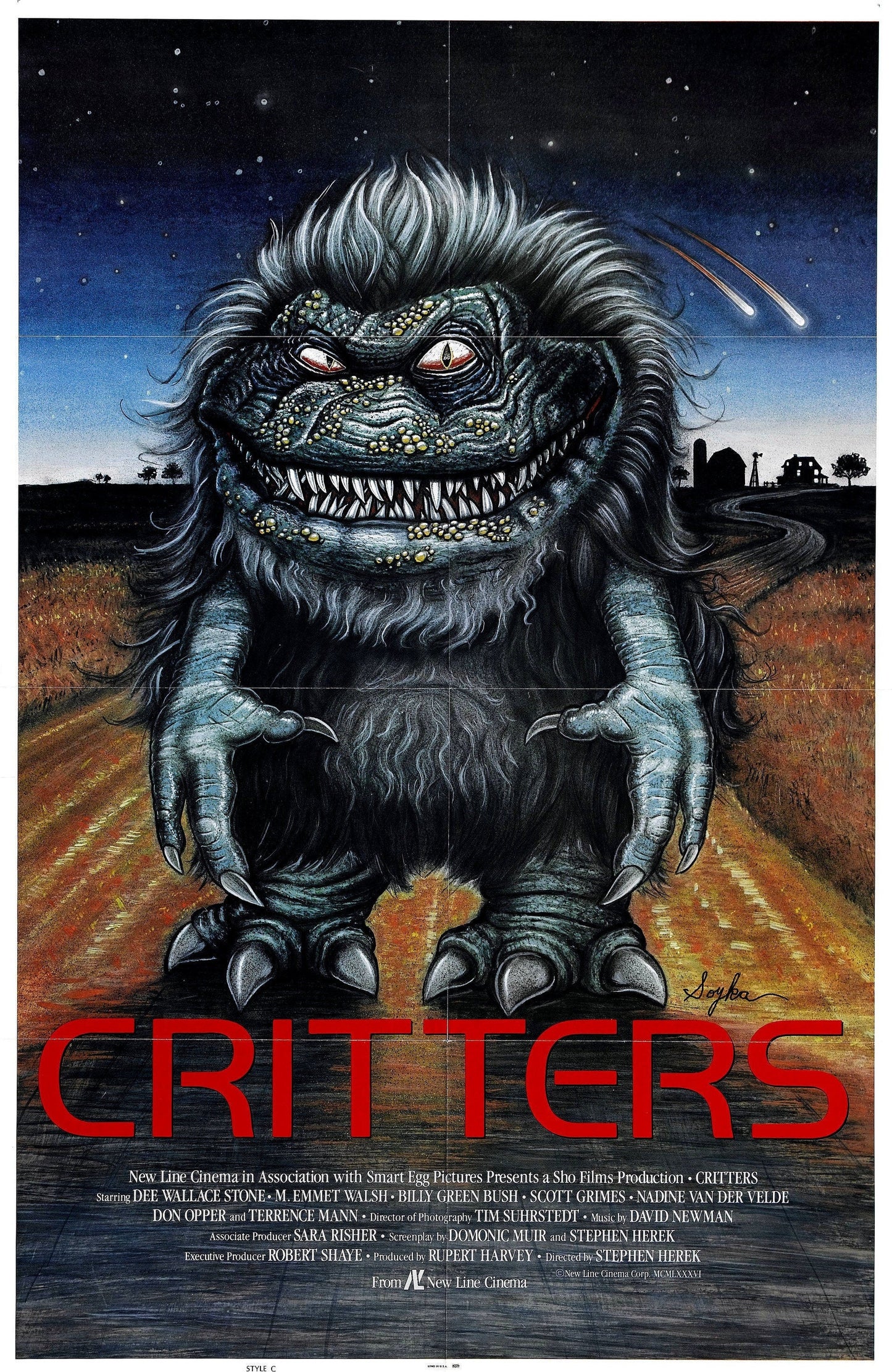 Critters -- Deluxe 11" x 17" Poster Art Print || First Monsterpiece in the Series!