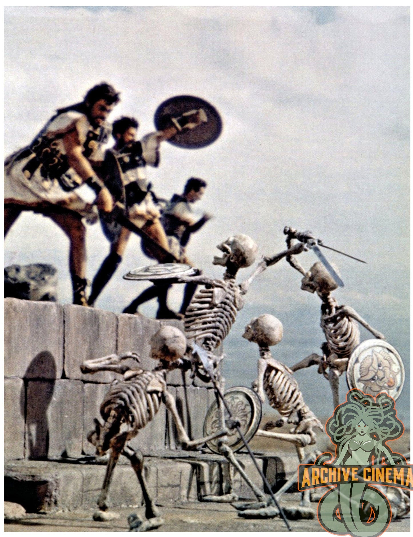 Jason & the Argonauts -- 8.5" x 11" Deluxe Art Print || Famous Skeletal Battle from Ray Harryhausen!