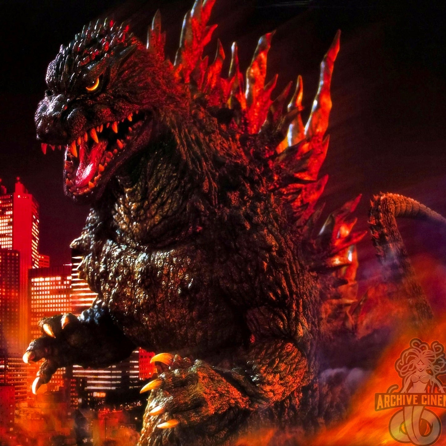 Godzilla 2000 -- Deluxe 11" x 17" Poster Art Print || Godzilla's Fiery Nuclear Meltdown!