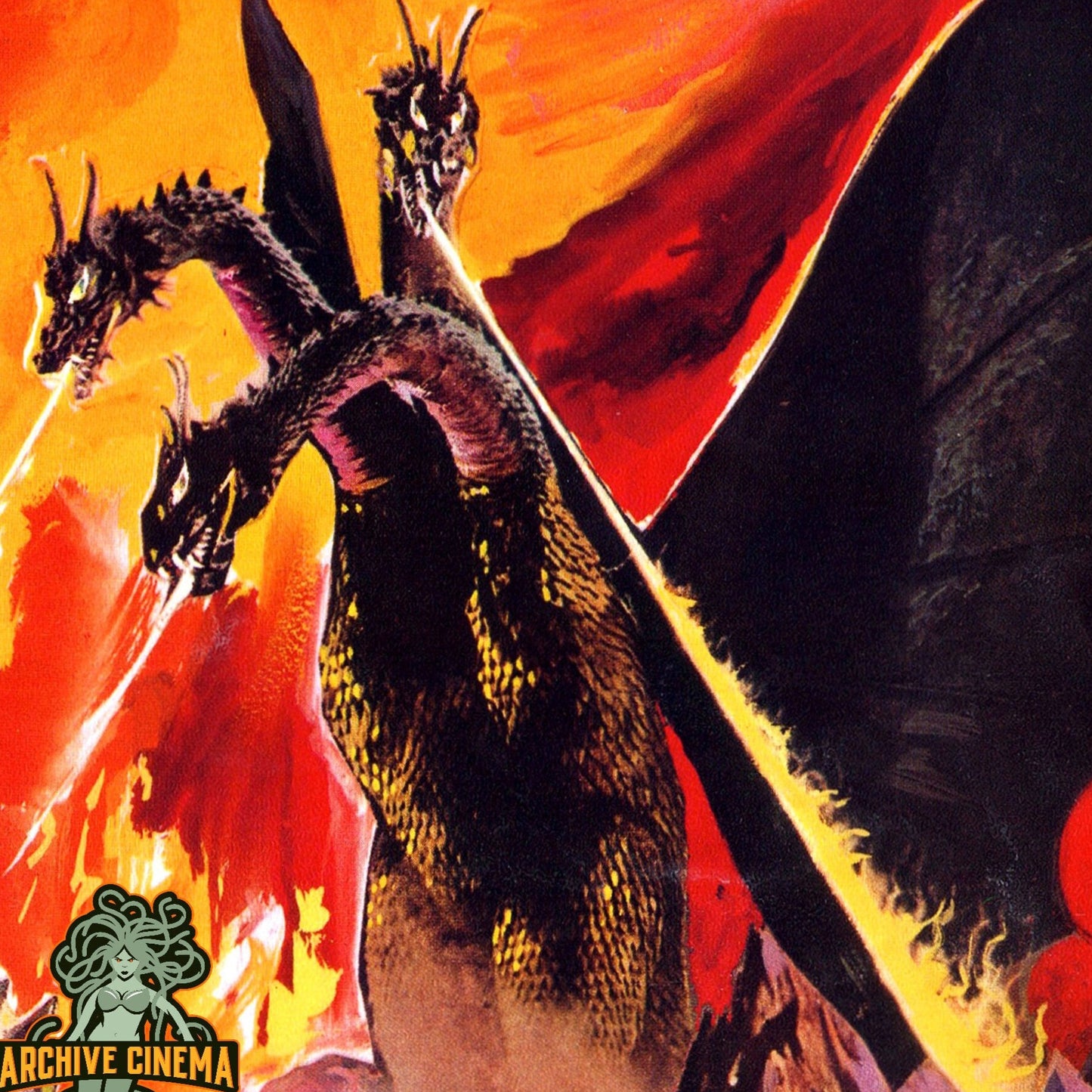 Destroy All Monsters -- 11" x 17" Deluxe Poster Art Print || Godzilla! King Ghidorah! Rodan! Kaiju Classic!