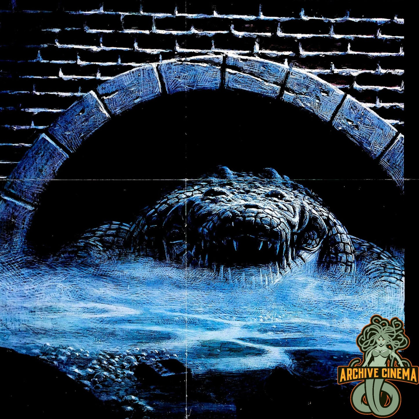 Alligator -- Deluxe 11" x 17" Poster Art Print || Roger Corman Sewer Reptile Giant Classic!