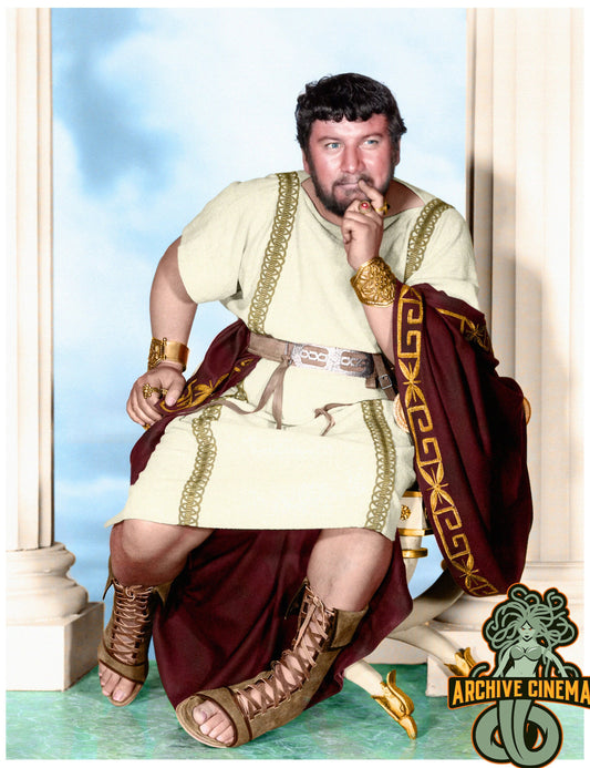 Peter Ustinov -- Deluxe 8.5" x 11" Art Print || Slimy Slave Trader from Kubrick's Classic!