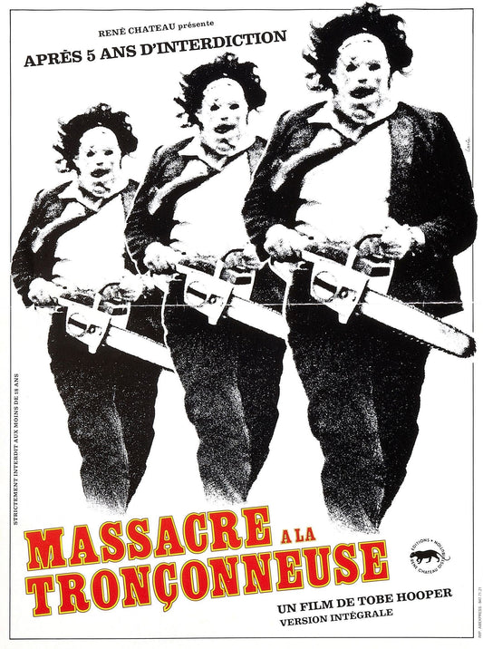 Texas Chainsaw Massacre, The -- 11" x 17" Deluxe Poster Art Print || Leatherface Triplets Attack YOU the VIEWER! Rare Poster Art Decor!