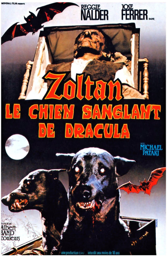 Zoltan, Hound of Dracula -- 11" x 17" Poster Art Print || Devil Bite Dog from Vampire Hell!