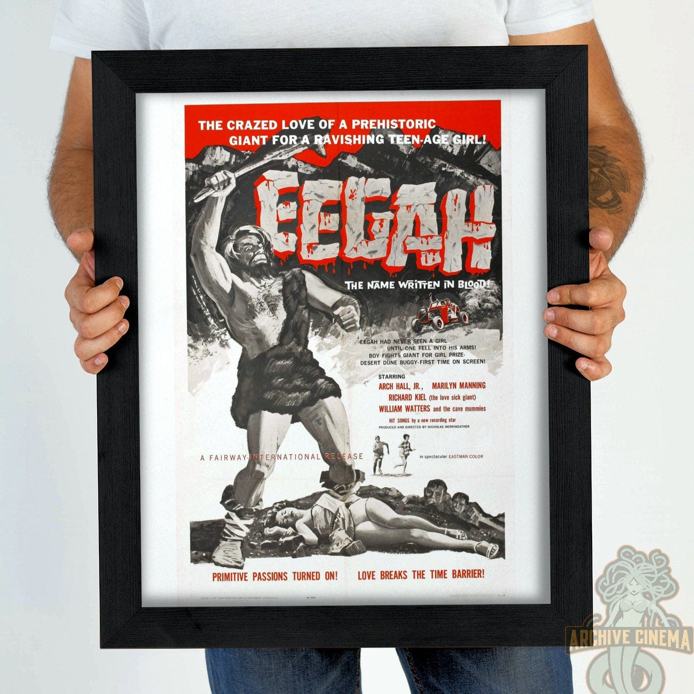 Eegah! -- 11" x 17" Deluxe Poster Art Print || The Name Written in Blood!